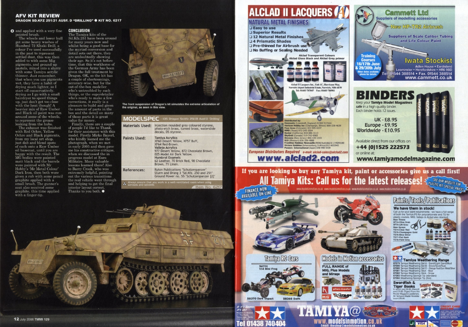Tamiya Model Magazine 129 (2006-07)